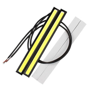 Planet Gates 2pcs/set New COB Car Daytime Running Light Universal 17cm/6.69in Car DRL LED Strip Light External Light Car DRL Light