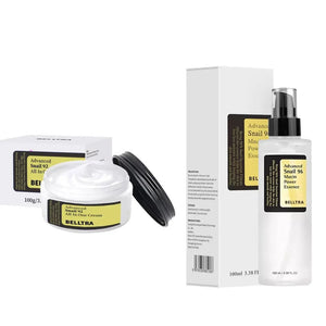 Planet Gates 2PCS Snail mucin 96% authentic skin care facial moisturizing snail essence fades fine lines repair essence tightens the face