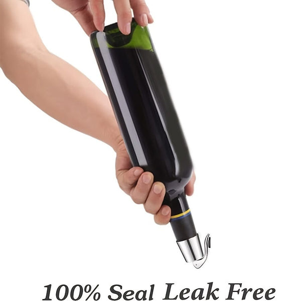 Planet Gates 2pcs Stainless Steel Wine Bottle Corks, Fresh Red Wine Corks, Metal Corks, Champagne Corks