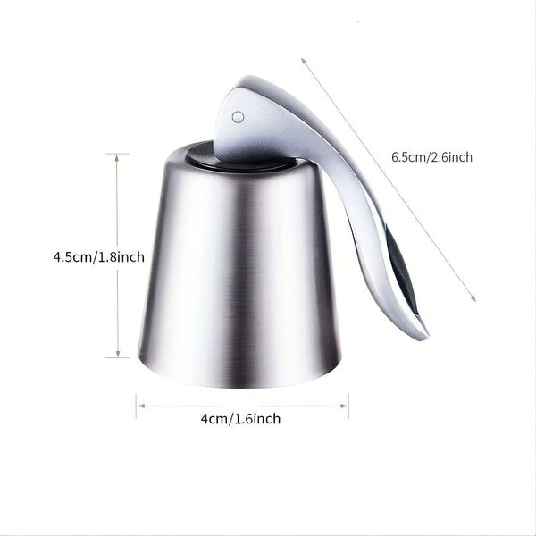 Planet Gates 2pcs Stainless Steel Wine Bottle Corks, Fresh Red Wine Corks, Metal Corks, Champagne Corks