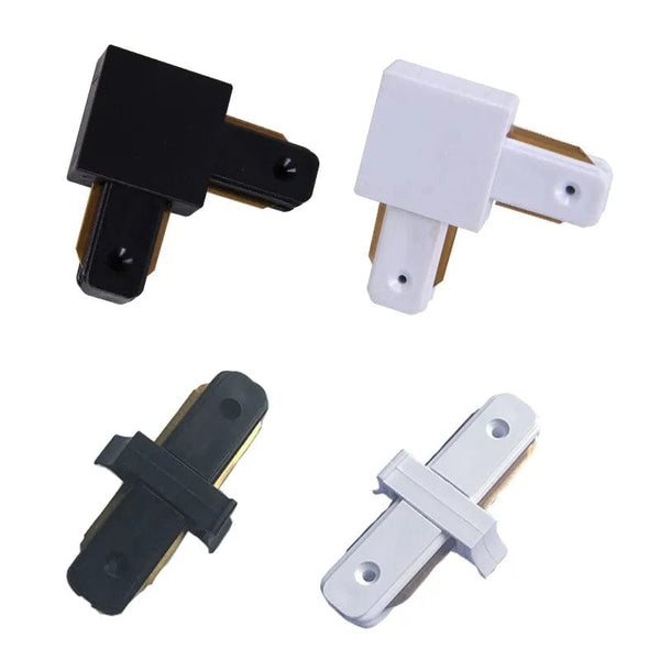 Planet Gates 2pcs T connector / White LED Track Light Rail 0.5M 1M 2 Wire Electrified Rail With Spots Led Track Lamp for Clothing Store Home Lighting Rails Spotlight