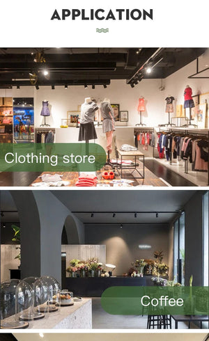 Planet Gates 2pcs T connector / White LED Track Light Rail 0.5M 1M 2 Wire Electrified Rail With Spots Led Track Lamp for Clothing Store Home Lighting Rails Spotlight