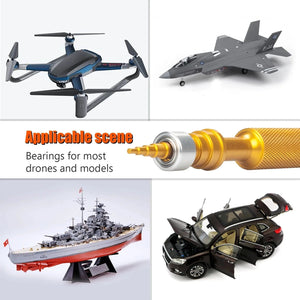 Planet Gates 2PCS Titanium color 2-14mm Bearings Remover Car Hand Repair Disassembly Tool Universal Bearing Puller Installer Disassembler Tools