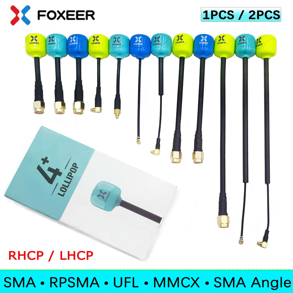 Planet Gates 2PCS UFL Long 165 Foxeer Antenna Lollipop 4 Plus 4+ FPV Antenna 5.8G 2.6Dbi RHCP SMA RPSMA UFL MMCX FPV Omni LDS Antenna For FPV Racing Drone