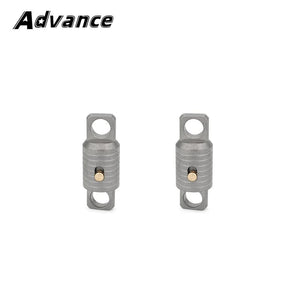 Planet Gates 2pcs Universal Keychain With Locking Buckle Titanium Alloy Car Key Chain Buckle Outdoor EDC Tool