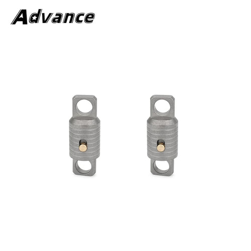 Planet Gates 2pcs Universal Keychain With Locking Buckle Titanium Alloy Car Key Chain Buckle Outdoor EDC Tool