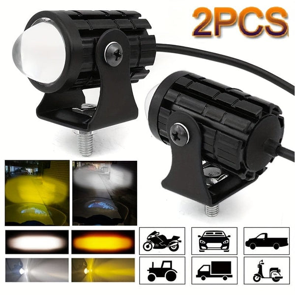 Planet Gates 2pcs Upgrade Your Ride With This Universal Car LED Headlight Mini Projector Lens