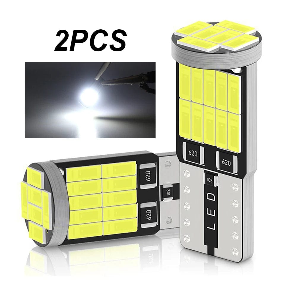 Planet Gates 2PCS / yellow 2pcs High Bright T10 W5W Led Car Light 26smd 4014 Smd Lamp Bulb Automobile Accessories License Plate Drop Shipping Supported