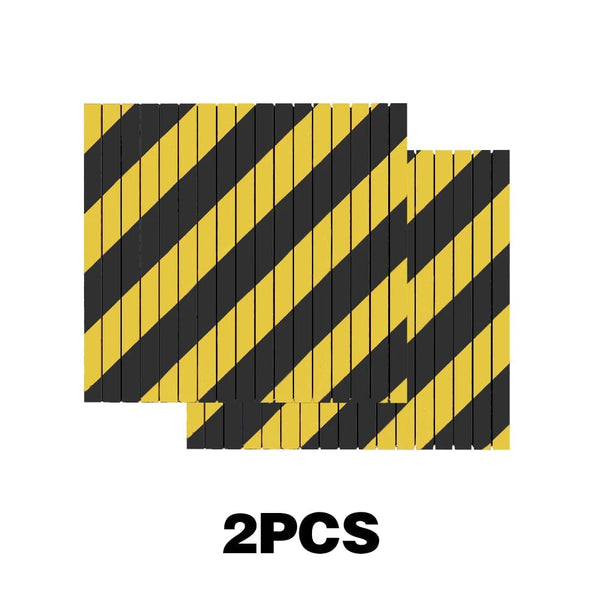 Planet Gates 2PCS Yellow 4PCS Car Park Wall Protector Foam Edge Corner Anti-collision Sticker Garage Columns Anti Scratch Safe Car Door Bumper Protectors