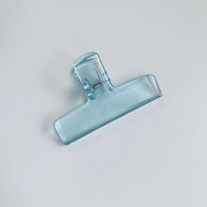 Planet Gates 2pcs yellow Ins Transparent Binder Clips Kawaii Paperclips File Documents Tickets Clips Bookmarks Index Page Holder Office Binding Supplies