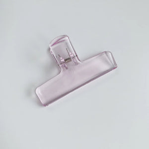 Planet Gates 2pcs yellow Ins Transparent Binder Clips Kawaii Paperclips File Documents Tickets Clips Bookmarks Index Page Holder Office Binding Supplies