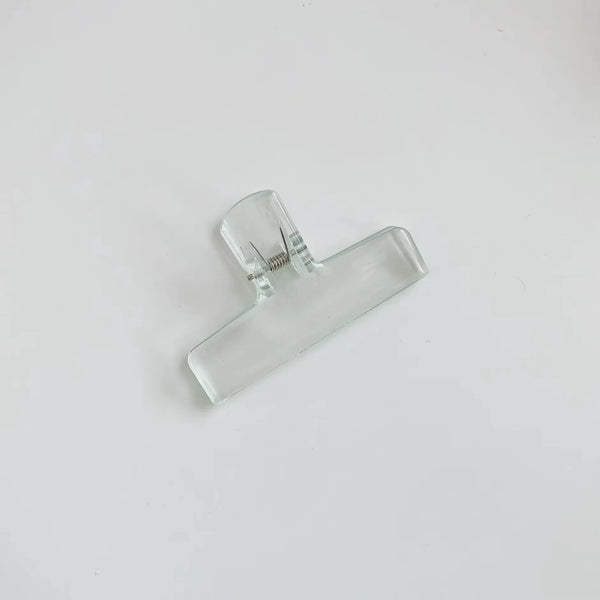 Planet Gates 2pcs yellow Ins Transparent Binder Clips Kawaii Paperclips File Documents Tickets Clips Bookmarks Index Page Holder Office Binding Supplies