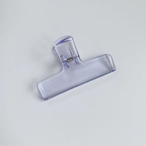 Planet Gates 2pcs yellow Ins Transparent Binder Clips Kawaii Paperclips File Documents Tickets Clips Bookmarks Index Page Holder Office Binding Supplies