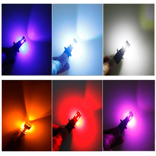 Planet Gates 2PCS-Yellow NLpearl 2x Signal Lamp T10 W5W Led Canbus Bulb 12V 10SMD 3030 Chips W5W LED 168 194 Auto Wedge Parking Light Reading Dome Light