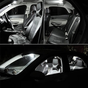 Planet Gates 2PCS-Yellow NLpearl 2x Signal Lamp T10 W5W Led Canbus Bulb 12V 10SMD 3030 Chips W5W LED 168 194 Auto Wedge Parking Light Reading Dome Light