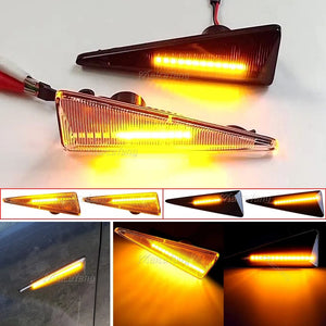 Planet Gates 2pieces Led Dynamic Side Marker Turn Signal Light For Renault Megane MK2 CC Espace MK4 Scenic MK2 Wind Avantime Thalia 2