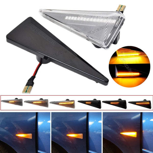 Planet Gates 2pieces Led Dynamic Side Marker Turn Signal Light For Renault Megane MK2 CC Espace MK4 Scenic MK2 Wind Avantime Thalia 2