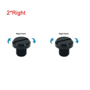Planet Gates 2right Black Motorcycle M10*1.25 Left Right-Hand Threaded Mirror Hole Plug Screw Bolts Covers Caps For Yamaha FZ07 FZ09 FZ1 MT07 MT09 XSR900