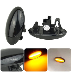 Planet Gates 2x Led Dynamic Turn Signal Side Marker Light Lamp For Peugeot 1007 107 206 307 407 607 Partner Expert