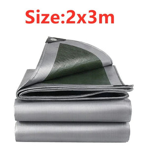 Planet Gates 2x3m PE 0.32mm Tarpaulin Waterproof Fabric Outdoor Tent Garden Plant Canopy Truck Canopy Waterproof Sunshade Dog House Cover