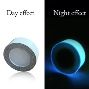 Planet Gates 2x400 Blue Luminous Strips 1 roll, Luminous Baseboard Stickers - Scene Decor, Room Decor, Birthday Party Supplies, Theme Party Decoration - Add a Touch of Magic to Your Home