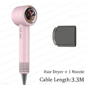 Planet Gates 3.0M Pink 1 Parts / KR Professional Super Hair Dryer Negative Ion Quick Dry Leafless Hair dryers Salon Home Appliances Constant Temperature Hair Care