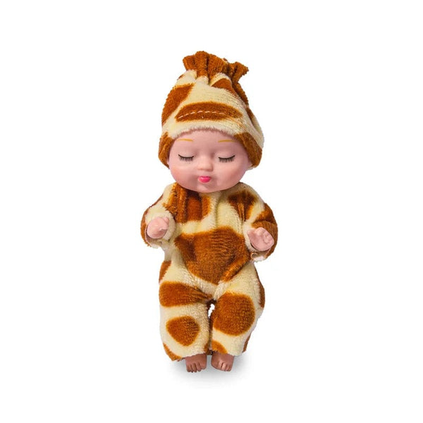 Planet Gates 3 / 11x5cm New Fashion 11cm Simulation Rebirth Dolls Toy Mini Cute Sleeping Baby Series Doll Cartoon Animal Toy for Kids Birthday Gift