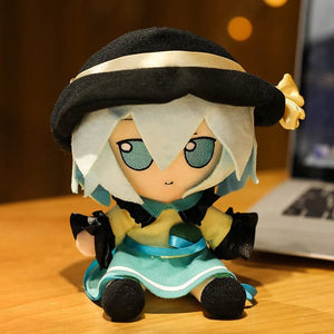 Planet Gates 3 20CM New Japan Anime TouHou Project Hakurei Reimu Kirisame Komeiji Koishi Cosplay Plush Doll Cute Stuffed Sitting Dolls Gifts
