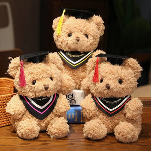 Planet Gates 3 / 23cm Doctor's Clothing Teddy Bear Doll Plush Toy Small Sitting Bear Doll Boys Girls Students Graduation Gift
