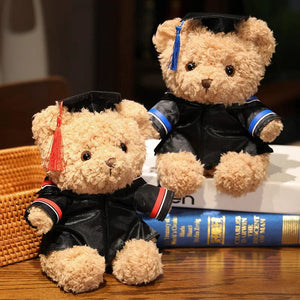 Planet Gates 3 / 23cm Doctor's Clothing Teddy Bear Doll Plush Toy Small Sitting Bear Doll Boys Girls Students Graduation Gift