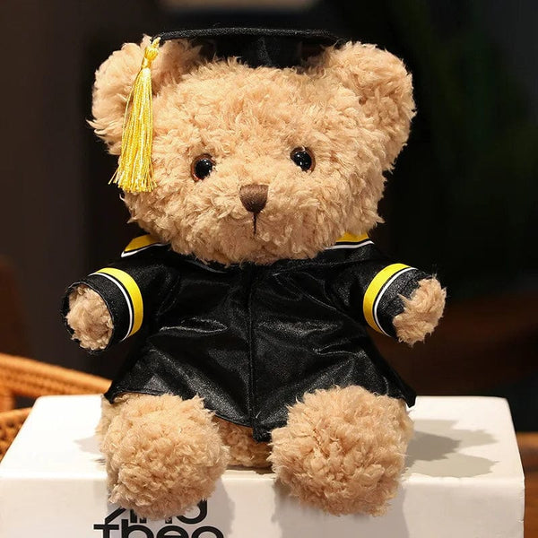 Planet Gates 3 / 23cm Doctor's Clothing Teddy Bear Doll Plush Toy Small Sitting Bear Doll Boys Girls Students Graduation Gift