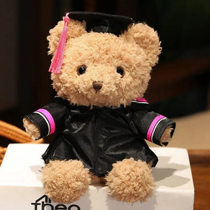 Planet Gates 3 / 23cm Doctor's Clothing Teddy Bear Doll Plush Toy Small Sitting Bear Doll Boys Girls Students Graduation Gift