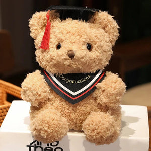 Planet Gates 3 / 23cm Doctor's Clothing Teddy Bear Doll Plush Toy Small Sitting Bear Doll Boys Girls Students Graduation Gift