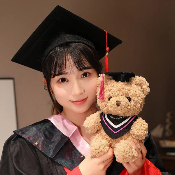 Planet Gates 3 / 23cm Doctor's Clothing Teddy Bear Doll Plush Toy Small Sitting Bear Doll Boys Girls Students Graduation Gift