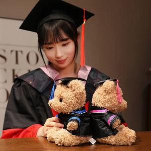 Planet Gates 3 / 23cm Doctor's Clothing Teddy Bear Doll Plush Toy Small Sitting Bear Doll Boys Girls Students Graduation Gift