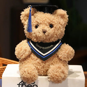 Planet Gates 3 / 23cm Doctor's Clothing Teddy Bear Doll Plush Toy Small Sitting Bear Doll Boys Girls Students Graduation Gift
