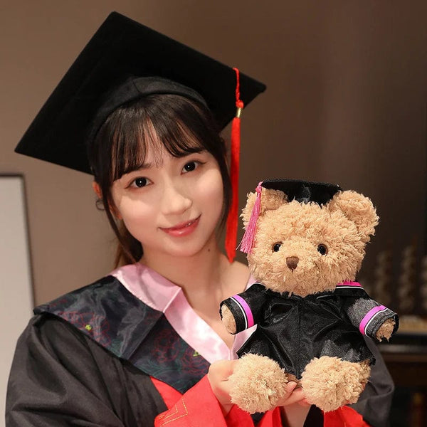 Planet Gates 3 / 23cm Doctor's Clothing Teddy Bear Doll Plush Toy Small Sitting Bear Doll Boys Girls Students Graduation Gift
