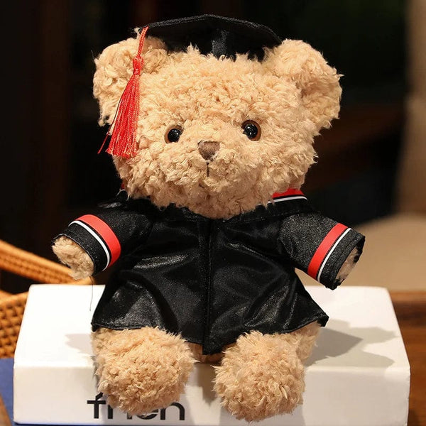 Planet Gates 3 / 23cm Doctor's Clothing Teddy Bear Doll Plush Toy Small Sitting Bear Doll Boys Girls Students Graduation Gift