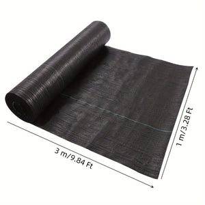 Planet Gates 3.28×9.84 Ft 1 Pack, Heavy-Duty Landscape & Weed Barrier Fabric Perfect For Patios, Gardens, Landscaping, Box Liners, Ground Cover & Erosion Protection, 99.97x299.92cm