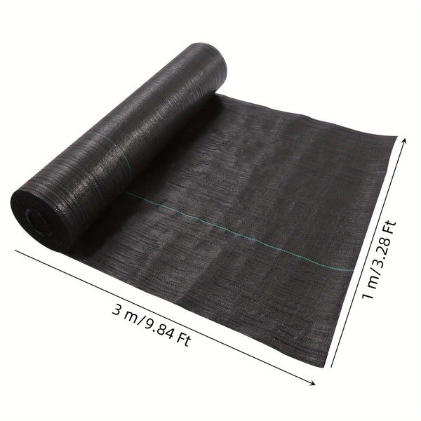 Planet Gates 3.28×9.84 Ft 1 Pack, Heavy-Duty Landscape & Weed Barrier Fabric Perfect For Patios, Gardens, Landscaping, Box Liners, Ground Cover & Erosion Protection, 99.97x299.92cm