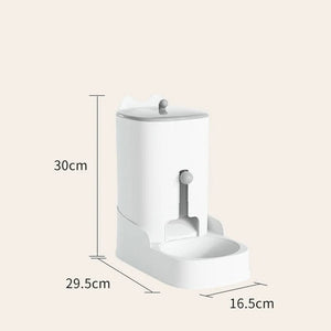 Planet Gates 3.2L Large Capacity Pet Cat Automatic Food Water Dispenser Fountain Bottle Bowl Dog Cat Drinker Feeder Dog Drinking Pet Supplies