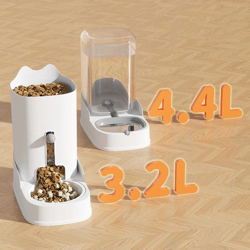 Planet Gates 3.2L Large Capacity Pet Cat Automatic Food Water Dispenser Fountain Bottle Bowl Dog Cat Drinker Feeder Dog Drinking Pet Supplies