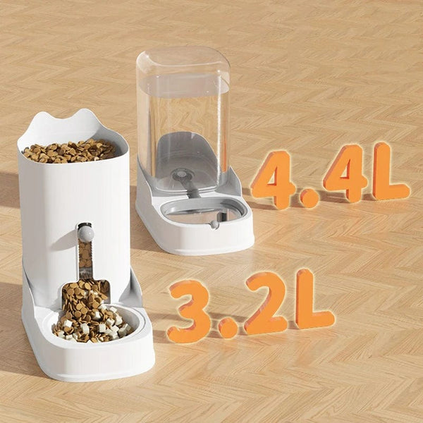 Planet Gates 3.2L Large Capacity Pet Cat Automatic Food Water Dispenser Fountain Bottle Bowl Dog Cat Drinker Feeder Dog Drinking Pet Supplies