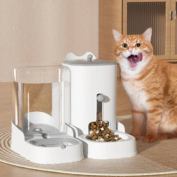 Planet Gates 3.2L Large Capacity Pet Cat Automatic Food Water Dispenser Fountain Bottle Bowl Dog Cat Drinker Feeder Dog Drinking Pet Supplies