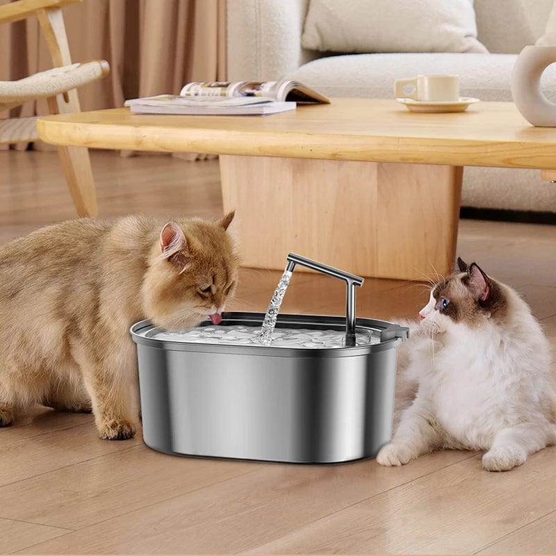 Planet Gates 3.2L NEW Stainless Steel Cat Water Fountain Automatic Cats Drinker Drinking Fountain For Cat Dog Pet Water Dispenser Accessories