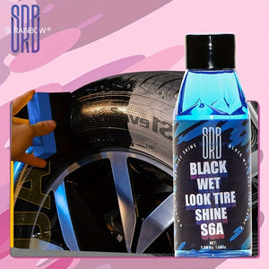 Planet Gates 3.38 Oz/100ml SURAINBOW Tire Shine Dressing, For A Whole New Level Of Shine And Depth Of Black, Safe For Cars, Trucks, Motorcycles, RVs & More, 3.38oz