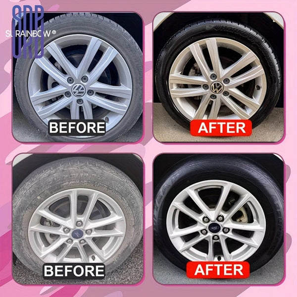 Planet Gates 3.38 Oz/100ml SURAINBOW Tire Shine Dressing, For A Whole New Level Of Shine And Depth Of Black, Safe For Cars, Trucks, Motorcycles, RVs & More, 3.38oz