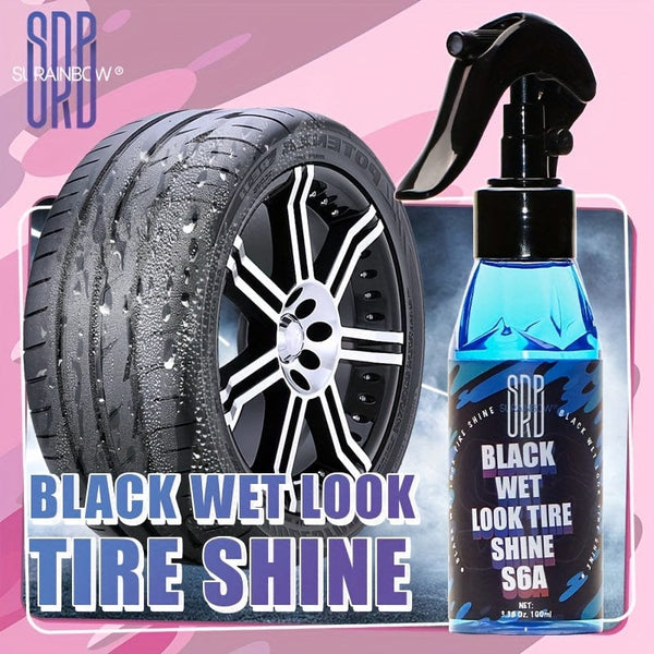 Planet Gates 3.38 Oz/100ml SURAINBOW Tire Shine Dressing, For A Whole New Level Of Shine And Depth Of Black, Safe For Cars, Trucks, Motorcycles, RVs & More, 3.38oz