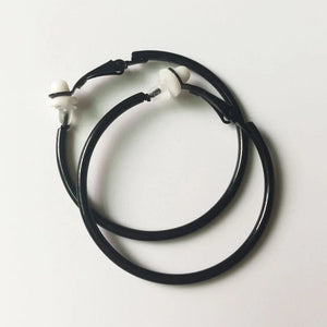 Planet Gates 3/4/5/6/7/8/9/10CM Electroplating Hoop Earrings Without Piercing Classic All Match Fake Clip-On Daily Party Circle Ear Ring Clip