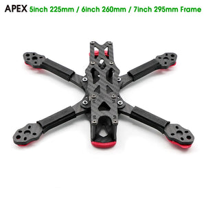 Planet Gates 3/4/5/6/7/8/9inch Carbon Fiber Quadcopter Frame For APEX 5 6 7 8 9 Inch / APEX-HD / APEX DC O3 / APEX-DC HD  FPV RC Racing Drone